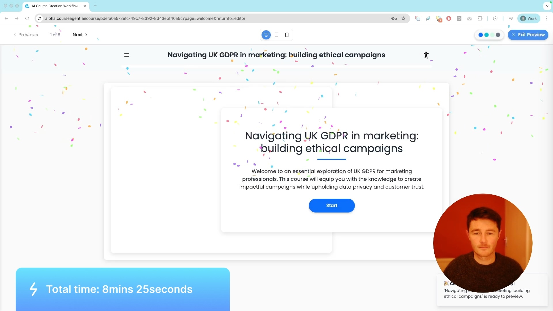 CourseAgent Demo Video Thumbnail